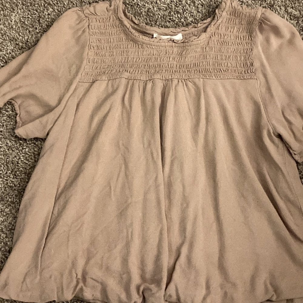 Dusty Pink Flowy Blouse